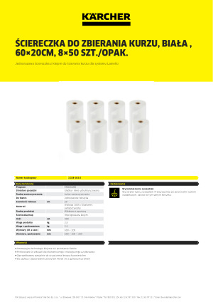 Informacja produktowa