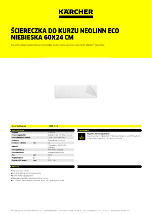 Informacja produktowa