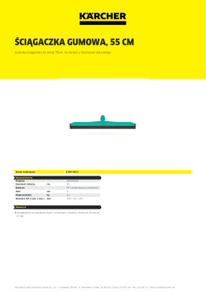 Informacja produktowa