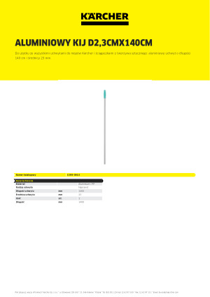 Informacja produktowa