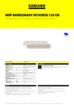 Informacja produktowa