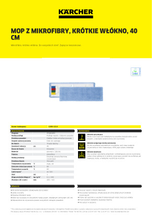 Informacja produktowa