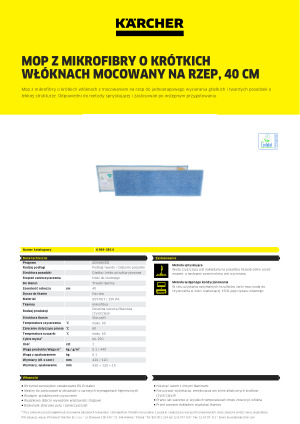 Informacja produktowa