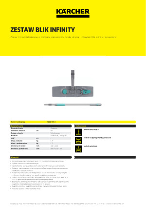 Informacja produktowa