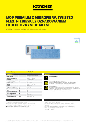 Informacja produktowa