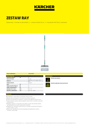 Informacja produktowa