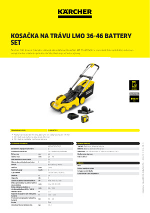 Informácia o produkte