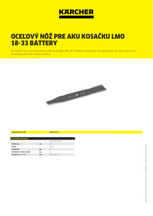 Informácia o produkte