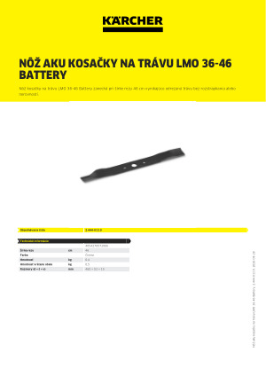 Informácia o produkte