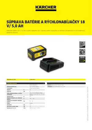 Informácia o produkte