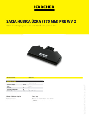 Informácia o produkte