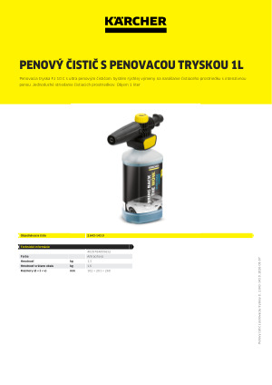 Informácia o produkte