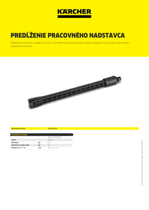 Informácia o produkte