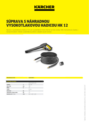 Informácia o produkte