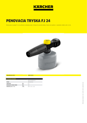 Informácia o produkte