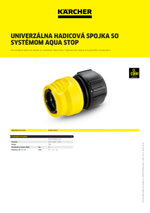 Informácia o produkte