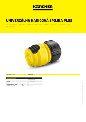 Informácia o produkte