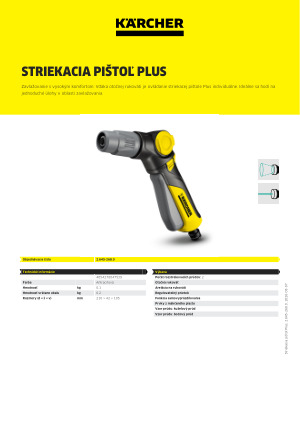 Informácia o produkte