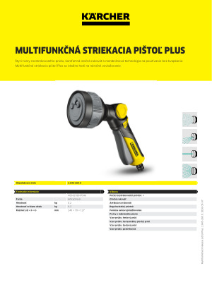 Informácia o produkte