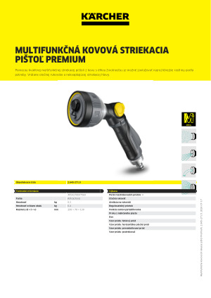 Informácia o produkte