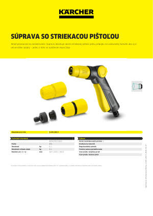 Informácia o produkte