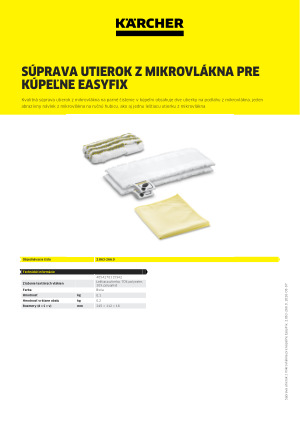 Informácia o produkte
