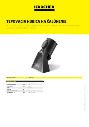 Informácia o produkte