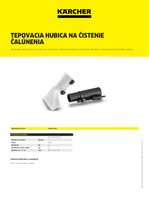 Informácia o produkte