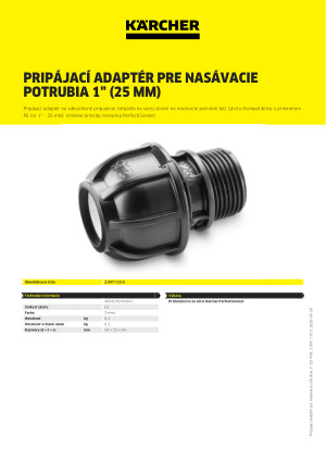 Informácia o produkte