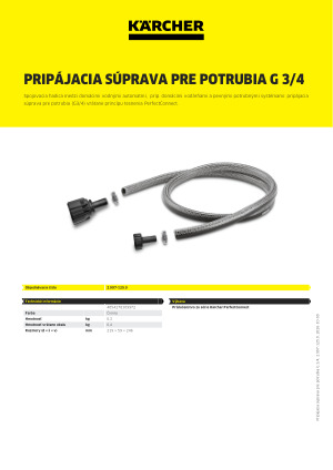 Informácia o produkte