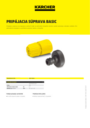 Informácia o produkte