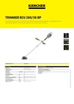 Product information