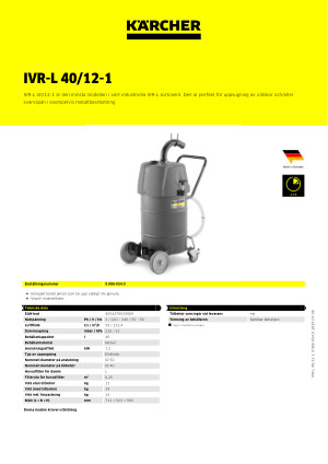 Product information