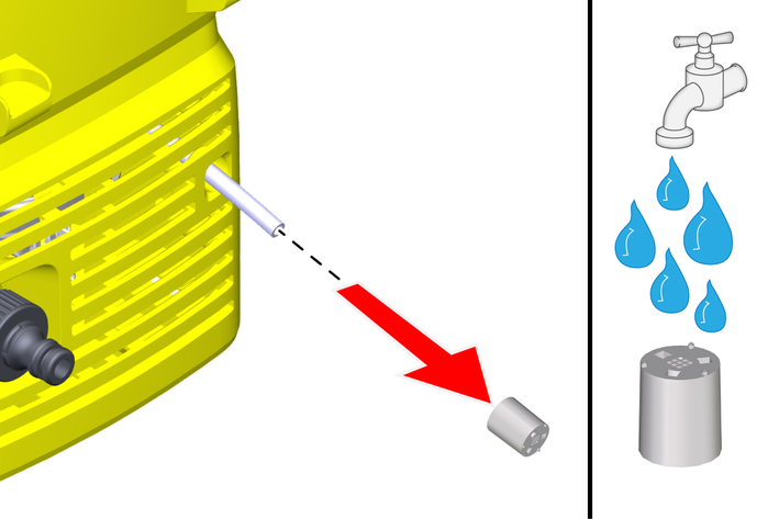Water Rushing Through A Filter K 2
