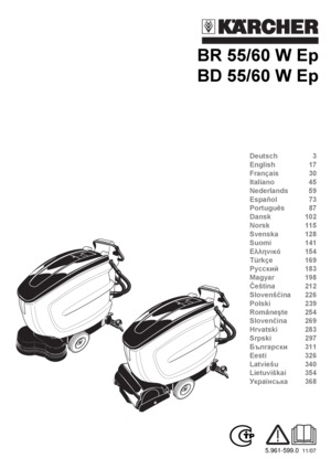 Bürste für KARCHER BR 55/60-532mm PPL 0,4 Walzenbürste Besten Mittelhart 