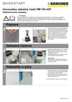 Návod na používanie a bezpečnostné pokyny