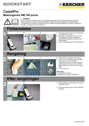 Instructions for use, including safety information