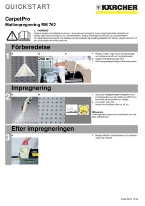 Instructions for use, including safety information