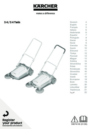 Kärcher Ersatzteile Kehrmaschine S4 Twin 1.766-360.0 