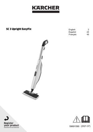 Karcher SC 3 Upright EasyFix Steam Cleaner Steam Mop - 20644161