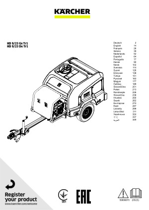 Attachment kit for high-pressure hose reel 50m