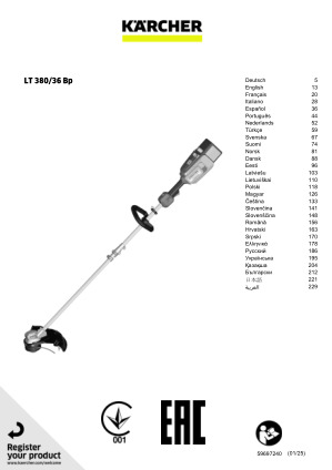 Instructions for use, including safety information