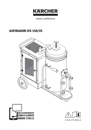 Aspirador Industrial Karcher IVS 150/35 - Karcher Center Max - Nordeste
