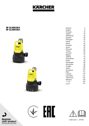 Operating instructions, incl. safety information