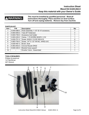 Operating instructions