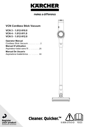Aspiradora manual VC4 inalambrica Karcher - Ferromundo ®