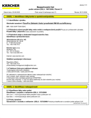 Bezpečnostní datový list