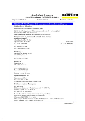 Antischiuma per aspiratore con profumazione limone (125ml) Kärcher