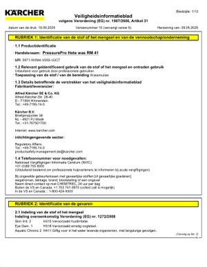 Safetydatasheet