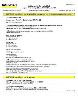 Safetydatasheet